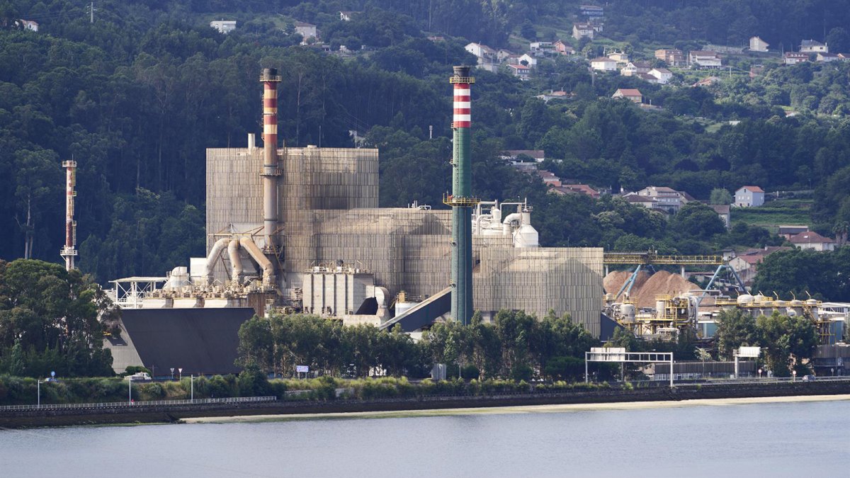 La fábrica de Ence en Pontevedra retoma la producción tras culminar la parada técnica anual