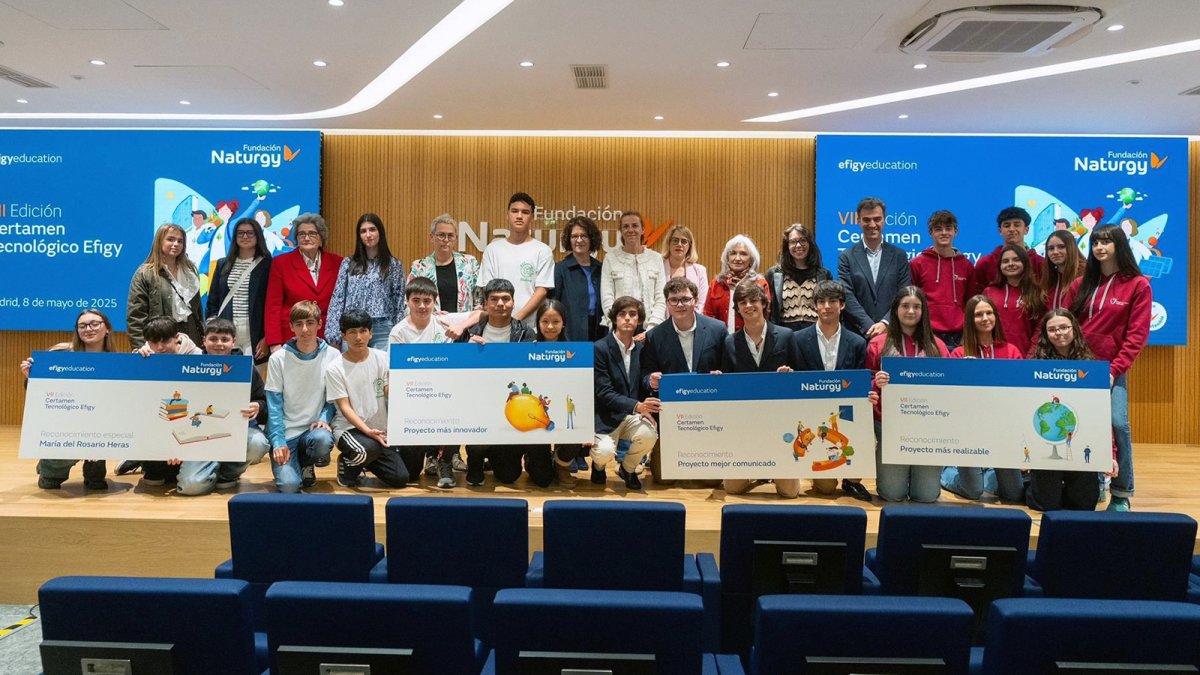 Fundación Naturgy lanza la 8ª edición del certamen 'Efigy' que fomenta interés por la eficiencia energética en jóvenes.