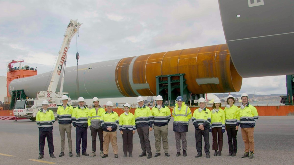 Haizea Wind Group entrega a Iberdrola los dos últimos monopilotes para el parque eólico marino East Anglia