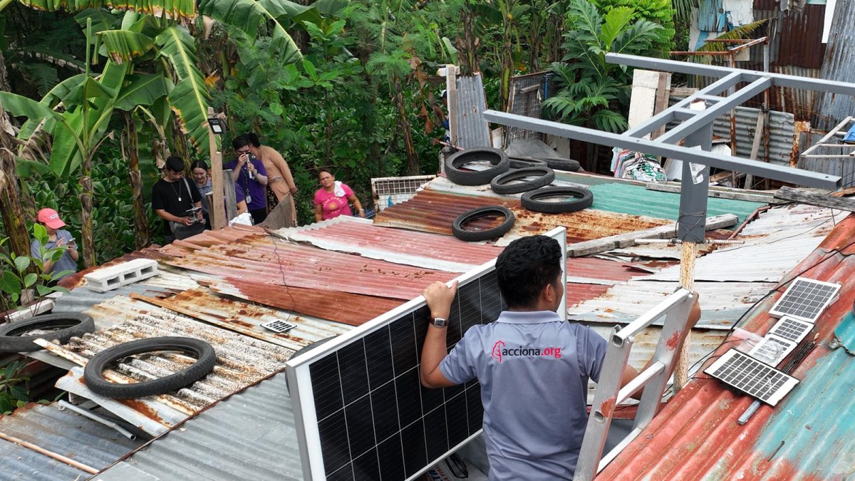 Acciona.org extiende el servicio eléctrico en la provincia de Pampanga en Filipinas