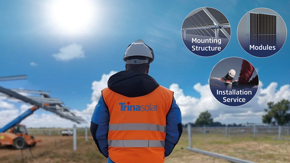 Trinasolar inicia la construcción de una planta solar de 21 MW en España.