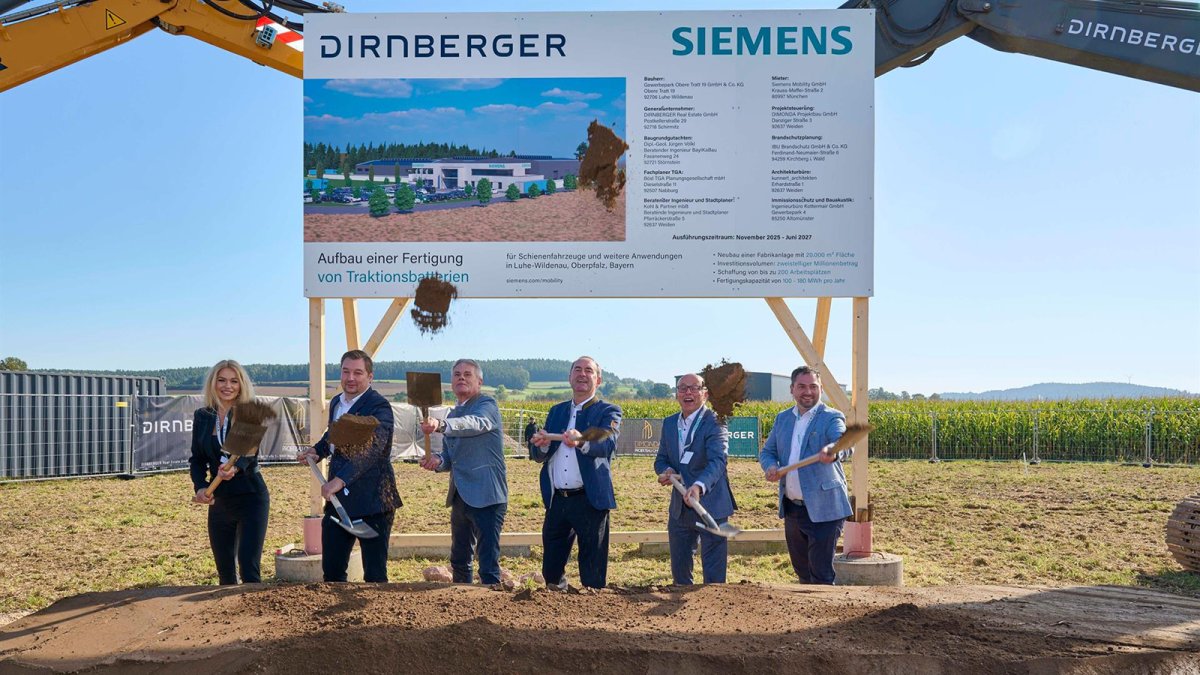 Siemens Mobility construirá una fábrica de sistemas de baterías en Baviera