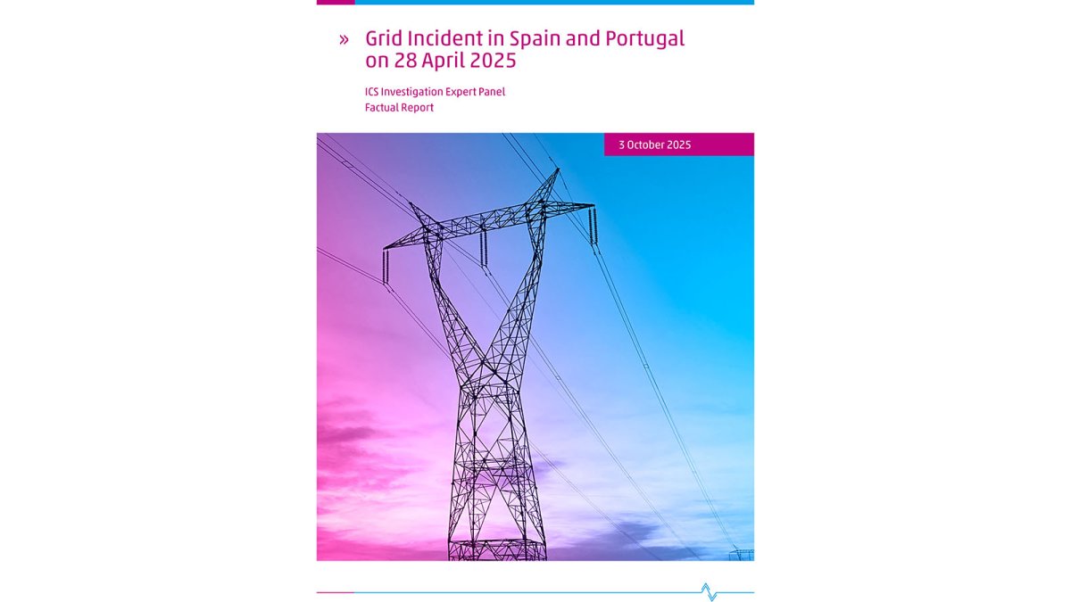 El informe fáctico de los expertos europeos sobre el gran apagón ibérico, al completo
