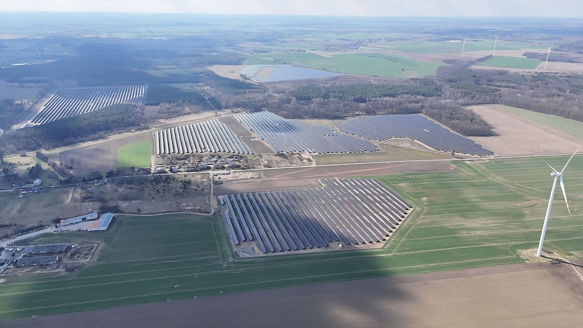 Planta fotovoltaica Rajkowy en Polonia.