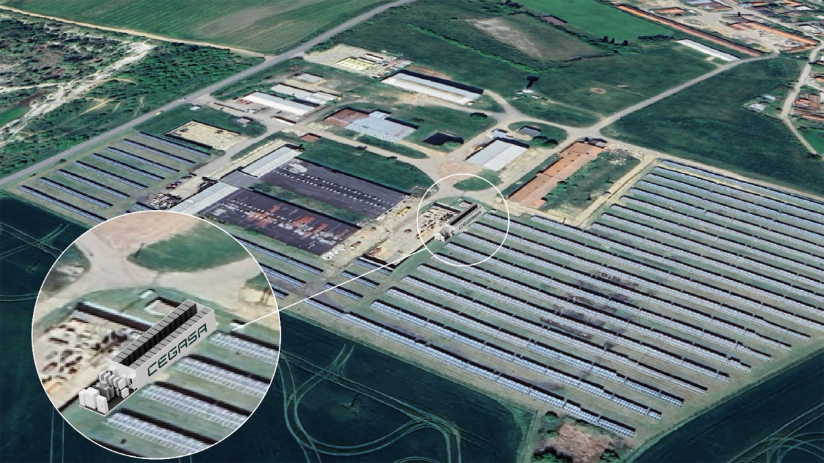 Cegasa Energía instala su primera gran batería en Europa Central en la República Checa