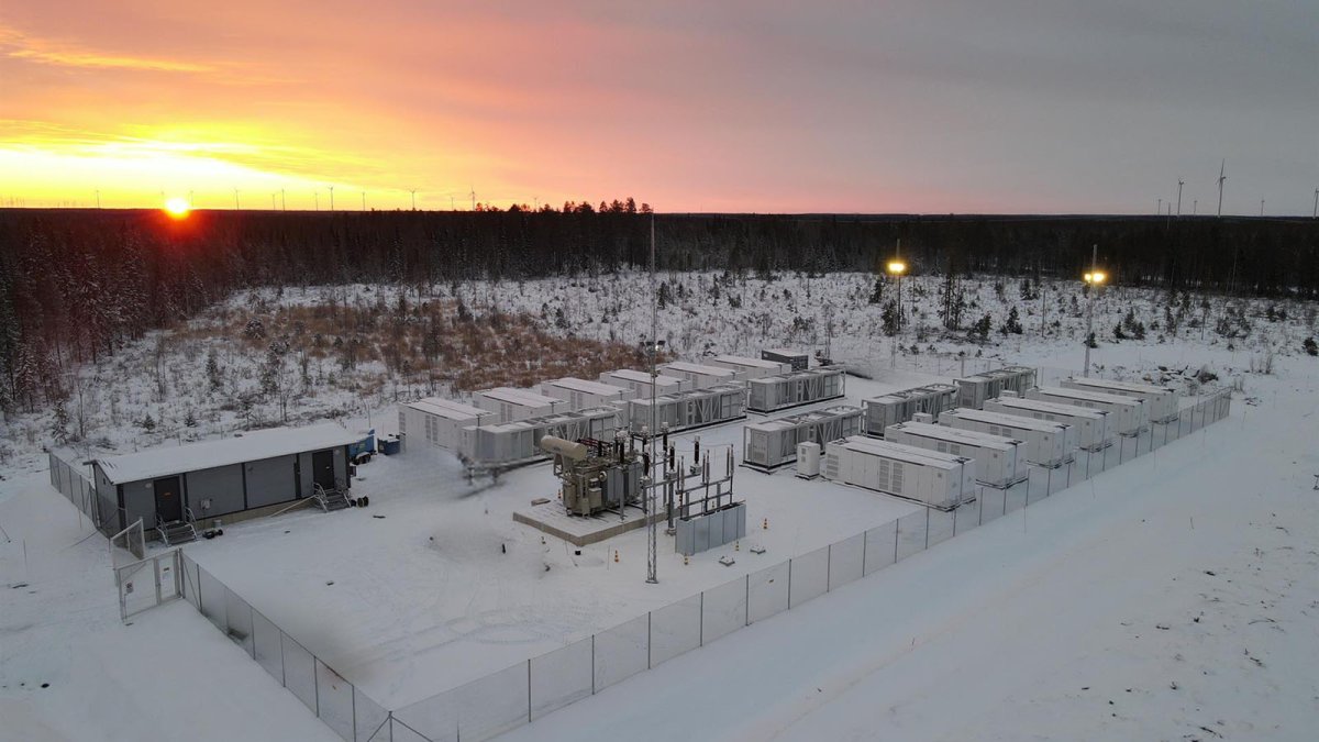 FRV cierra la financiación para un proyecto de almacenamiento de 100MW/200MWh en Finlandia