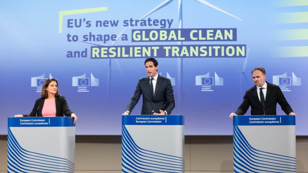 La vicepresidenta de la Comisión Europea para la Transición Limpia, Teresa Ribera.