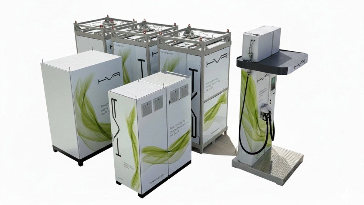 Proyecto estaciones de hidrógeno verde de Enerfip y HVR Energy.