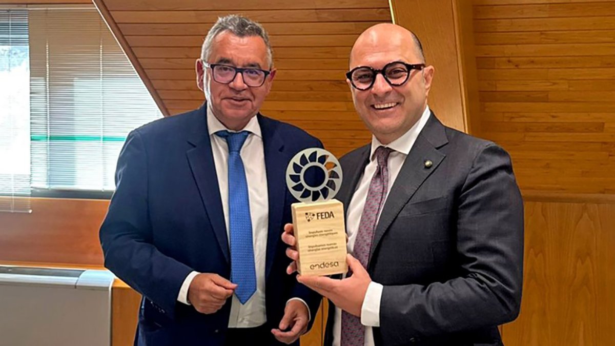 Albert Moles, director general de FEDA, y Davide Ciciliato, director general de comercialización de Endesa.