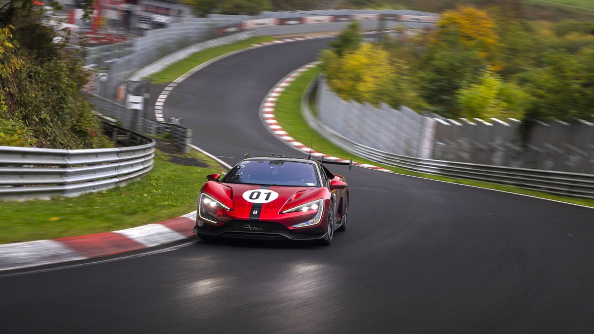 El Yangwang U9 Xtreme de BYD conquista el “Infierno Verde” alemán