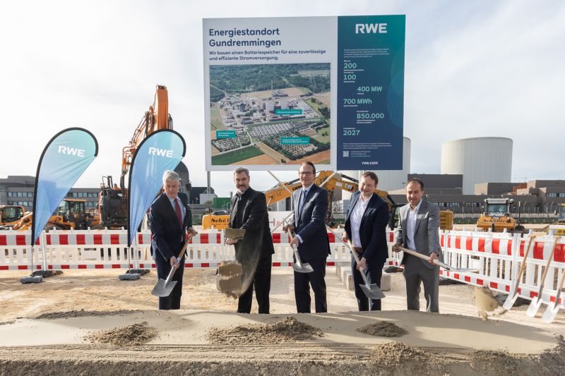RWE comienza a trabajar en la batería más grande de Alemania