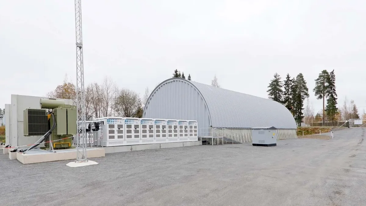 Alpiq pone en marcha el primer sistema BESS nórdico de formación de red