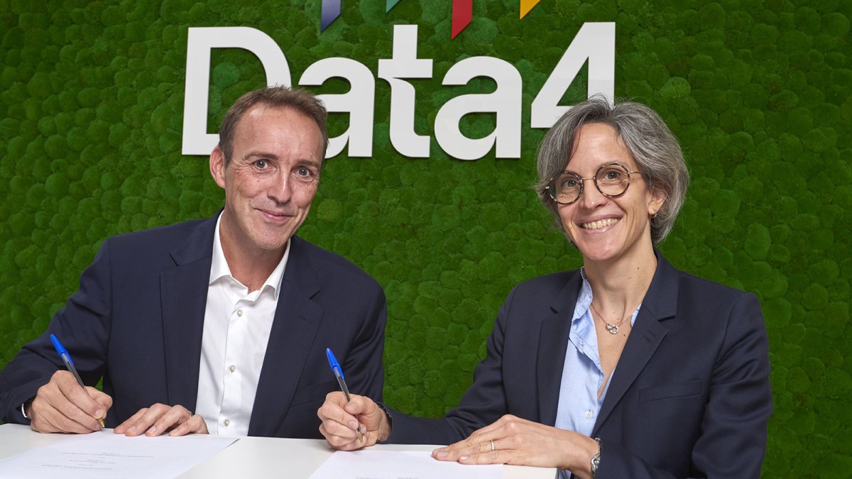 Sophie Chevalier, Vicepresidenta Senior de Flexible Power & Integration en TotalEnergies y François Sterin, Director de Operaciones de Data4.