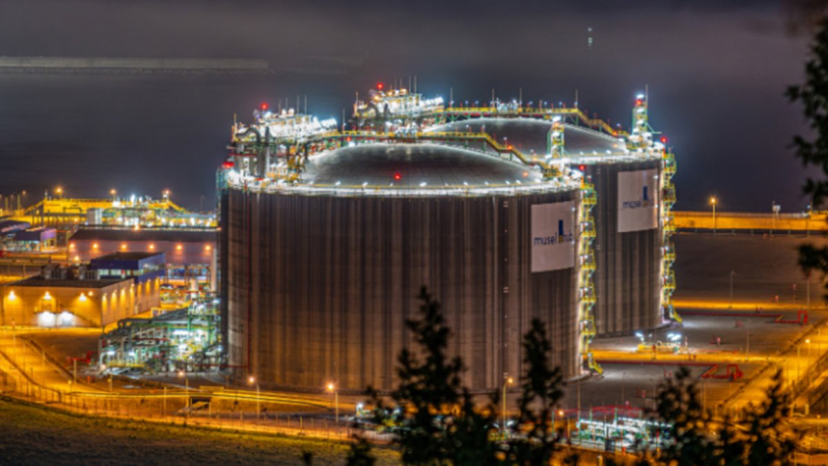La terminal de Musel Energy Hub en el Puerto de Gijón, preparada para abastecer de BioGNL a barcos y cisternas