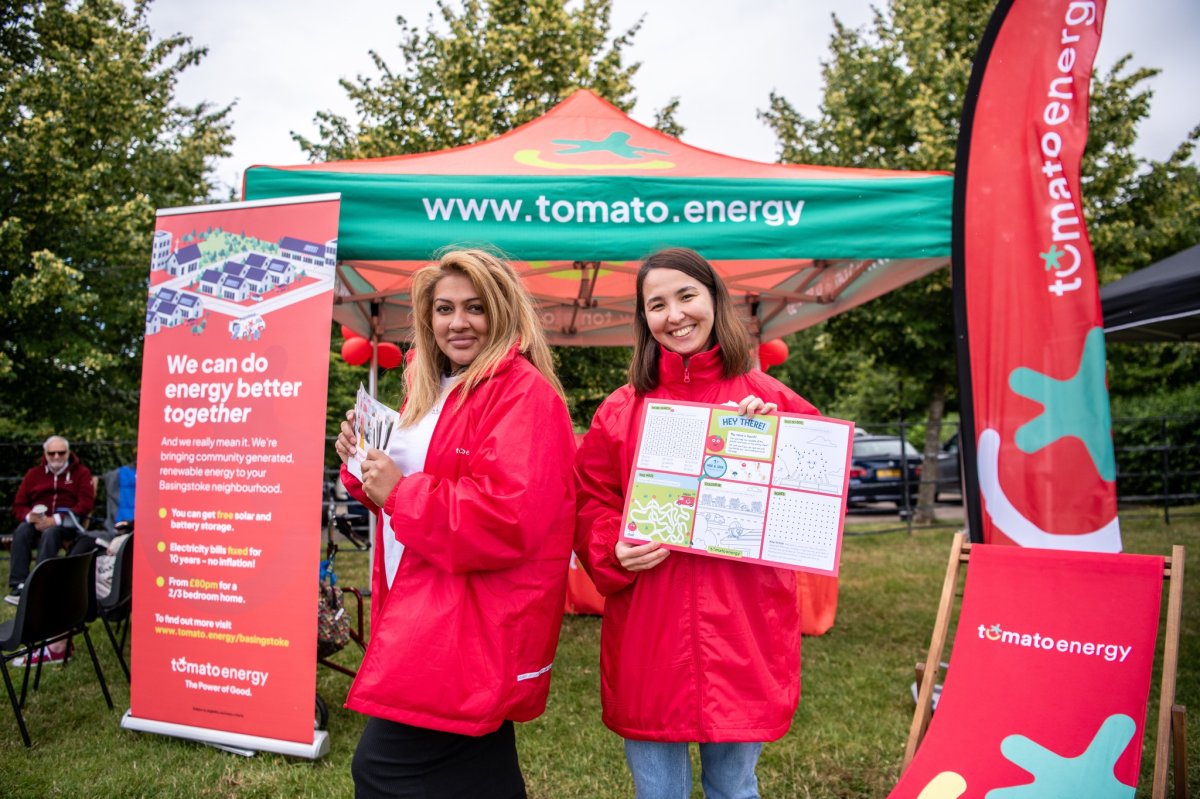 ¡Aquí hay tomate (en el mercado de comercialización británico)!