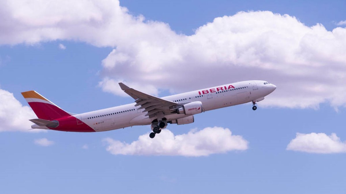 Avión de Iberia.