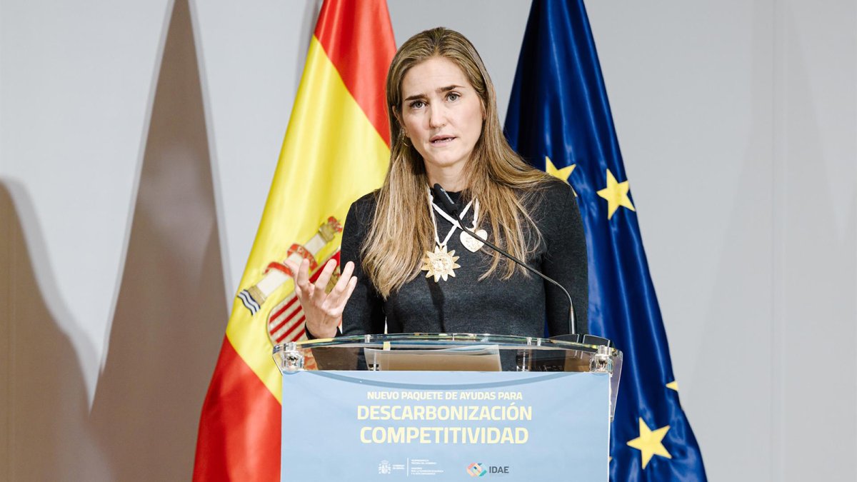 La vicepresidenta del Gobierno y ministra para la Transición Ecológica y el Reto Demográfico, Sara Aagesen.