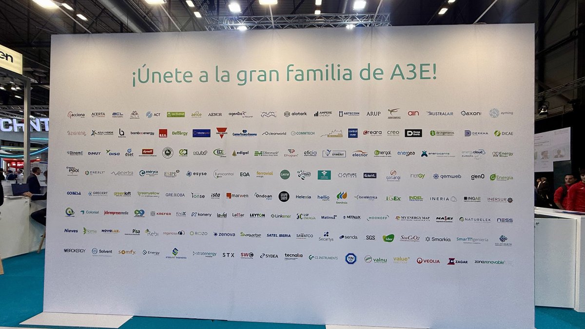 La Asociación de Empresas de Eficiencia Energética (A3E) registra un récord de más de 150 empresas asociadas en toda España