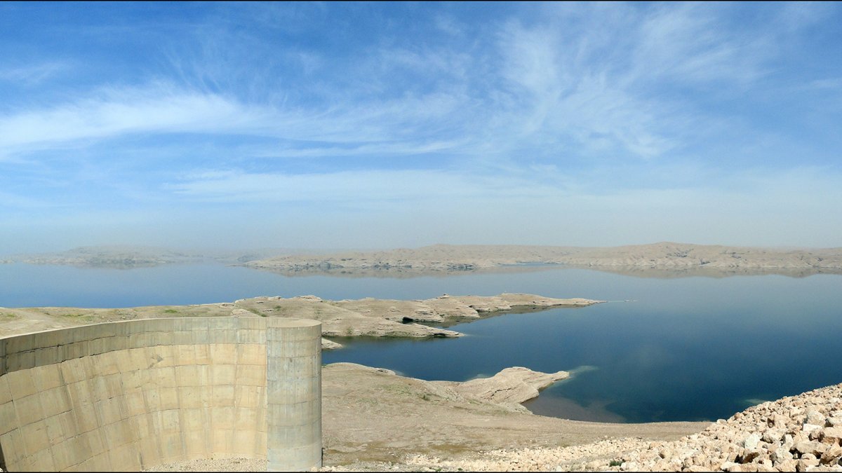 Presa de Karkheh en Irán.