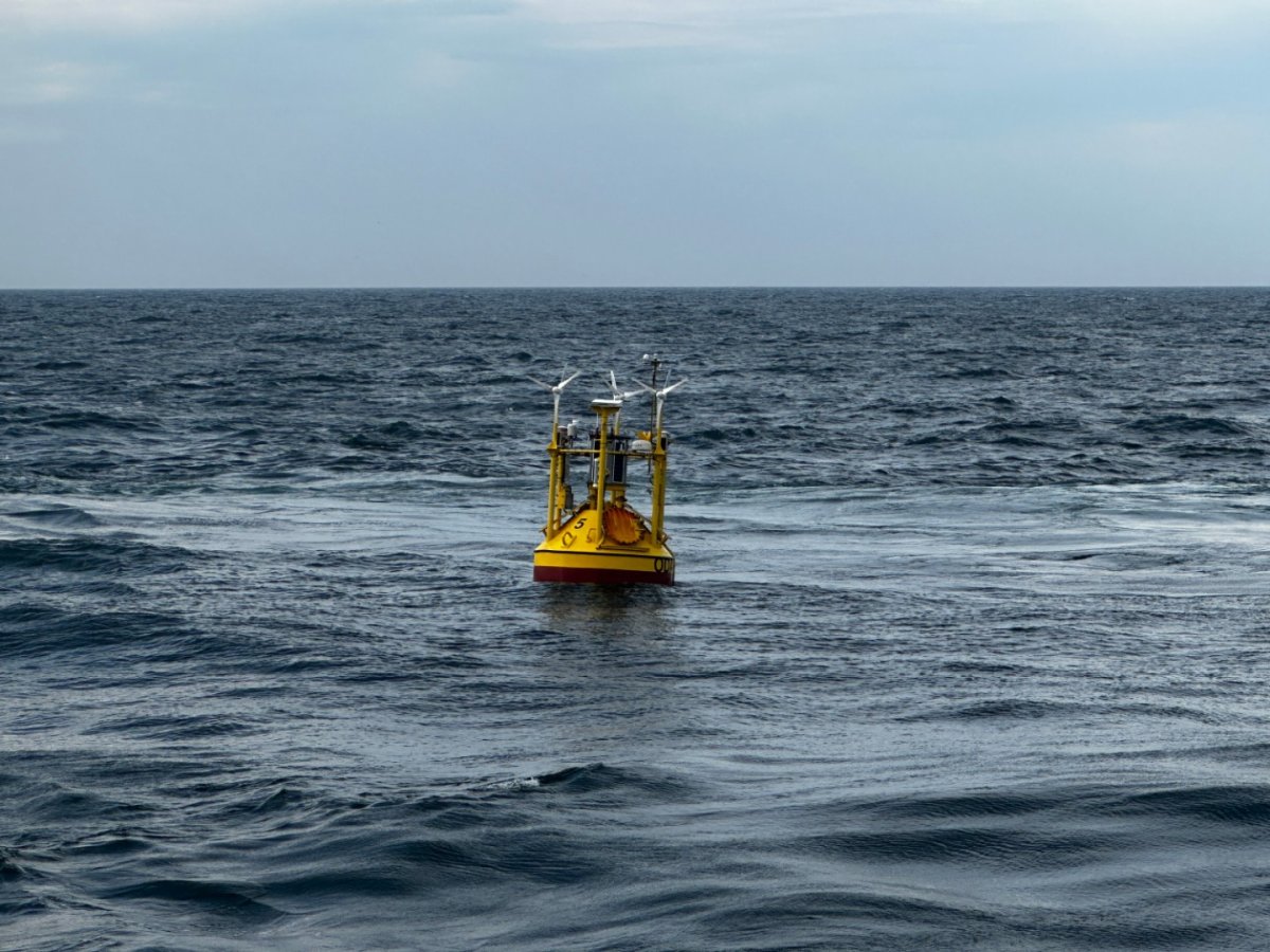 Fraunhofer IWES realiza mediciones con boyas lidar en el Mar del Norte  