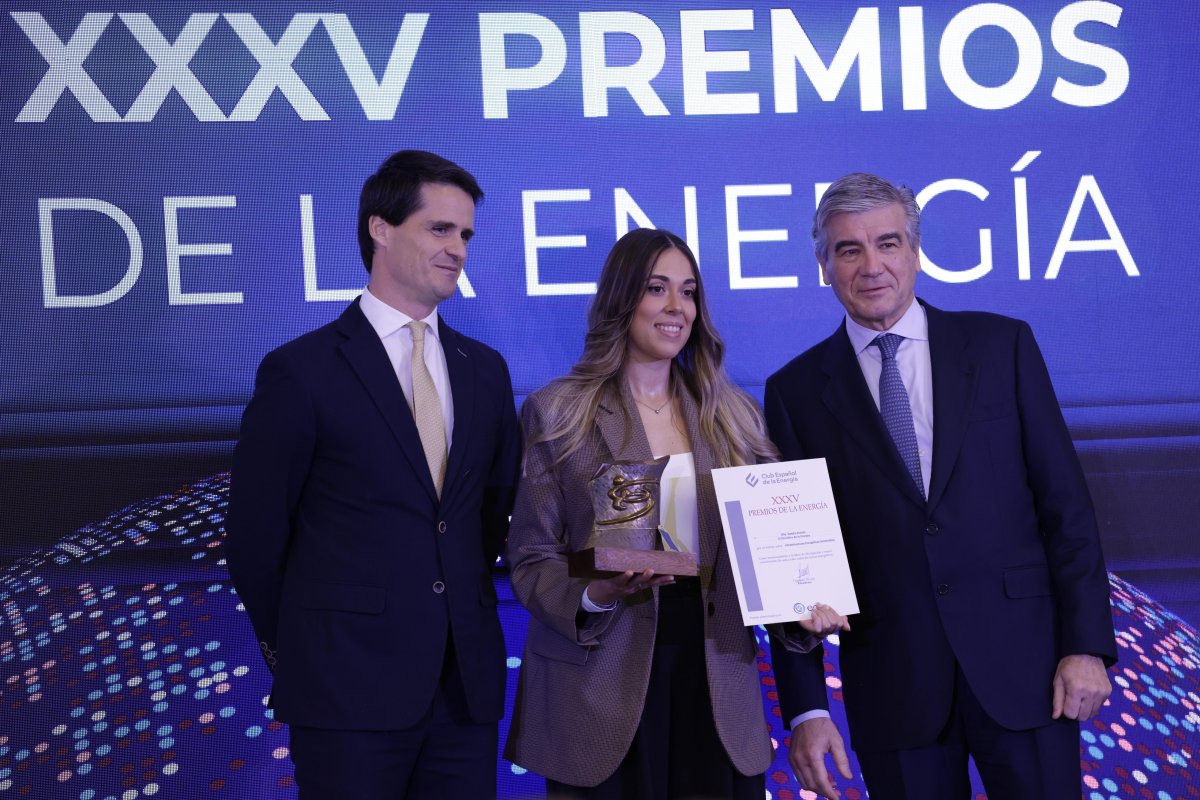Sandra Acosta, redactora de El Periódico de la Energía, Premio de la Energía 2025