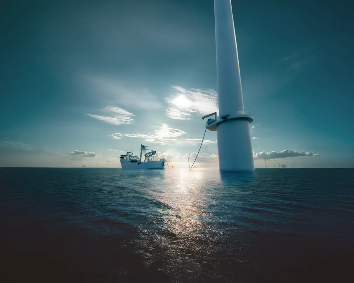 Dos empresas danesas impulsan la carga eléctrica de barcos en parques eólicos marinos