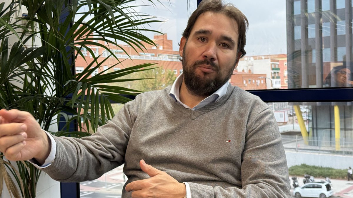 Daniel Pérez (Zunder) en un momento de la entrevista. 