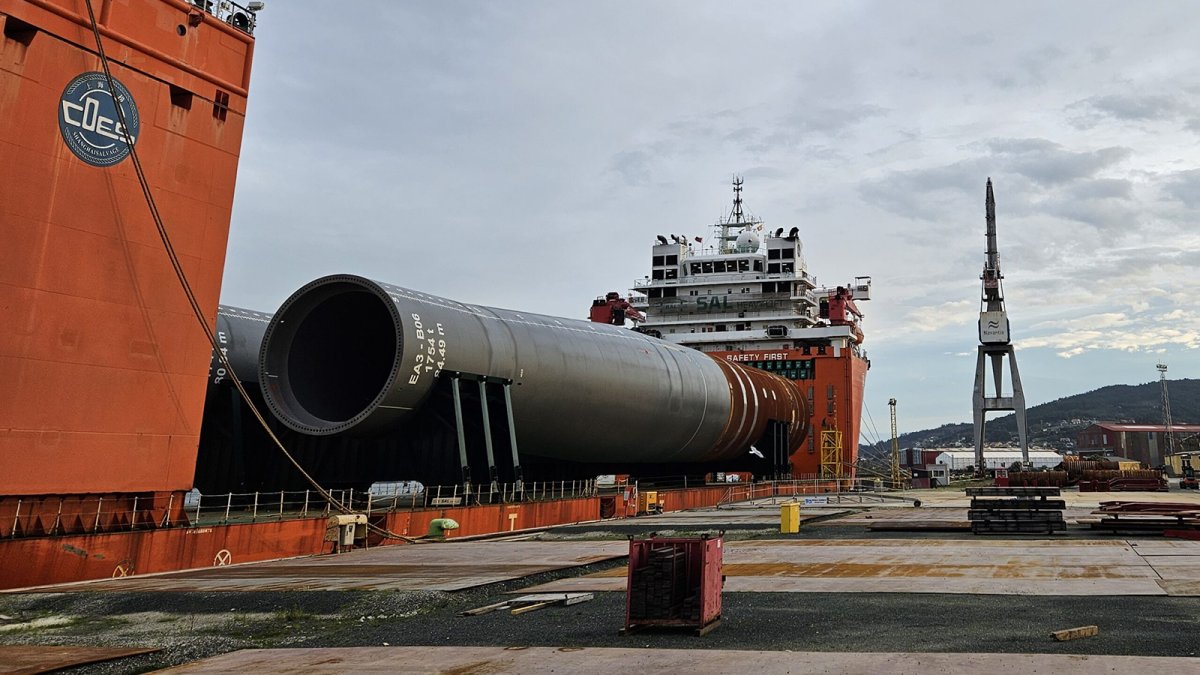 Navantia Seanergies y Windar Renovables alcanzan los jacket 200 construidos