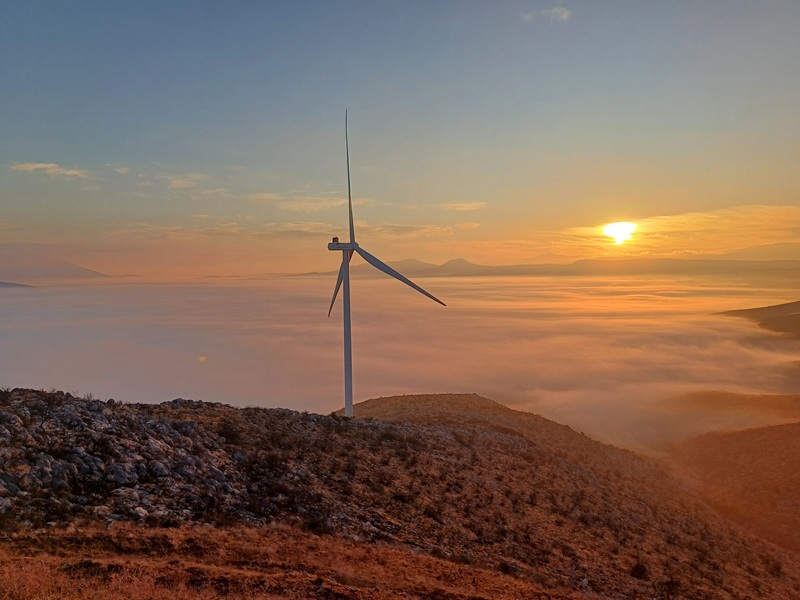 La capacidad eólica de Grecia alcanza los 5.695 MW