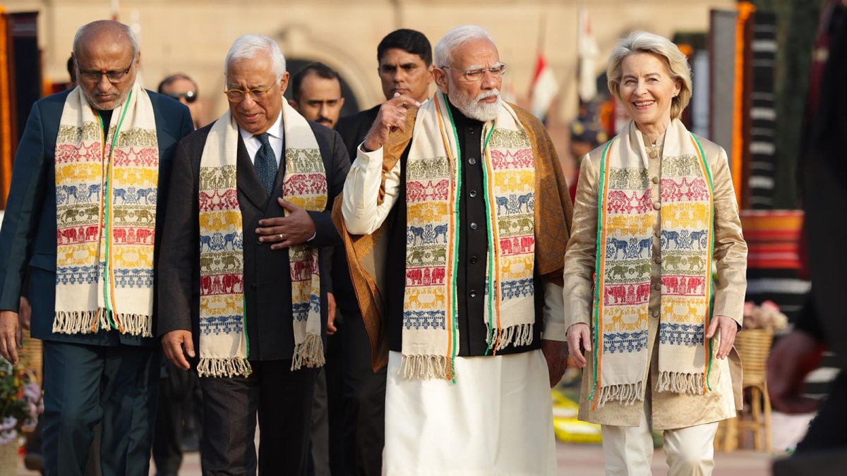 La UE e India escenifican la unión de socios "estratégicos y fiables" frente a las tensiones globales