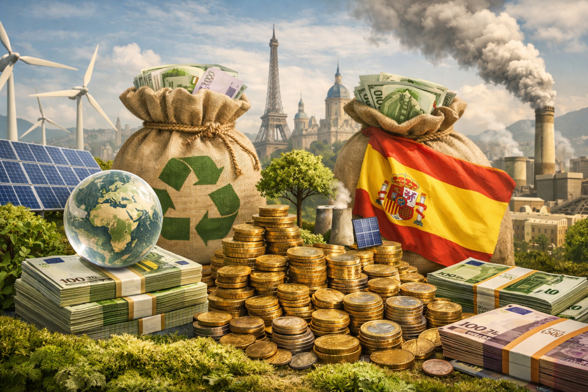 La presión fiscal verde en Europa alcanza los 25 billones con España entre los países más recaudadores