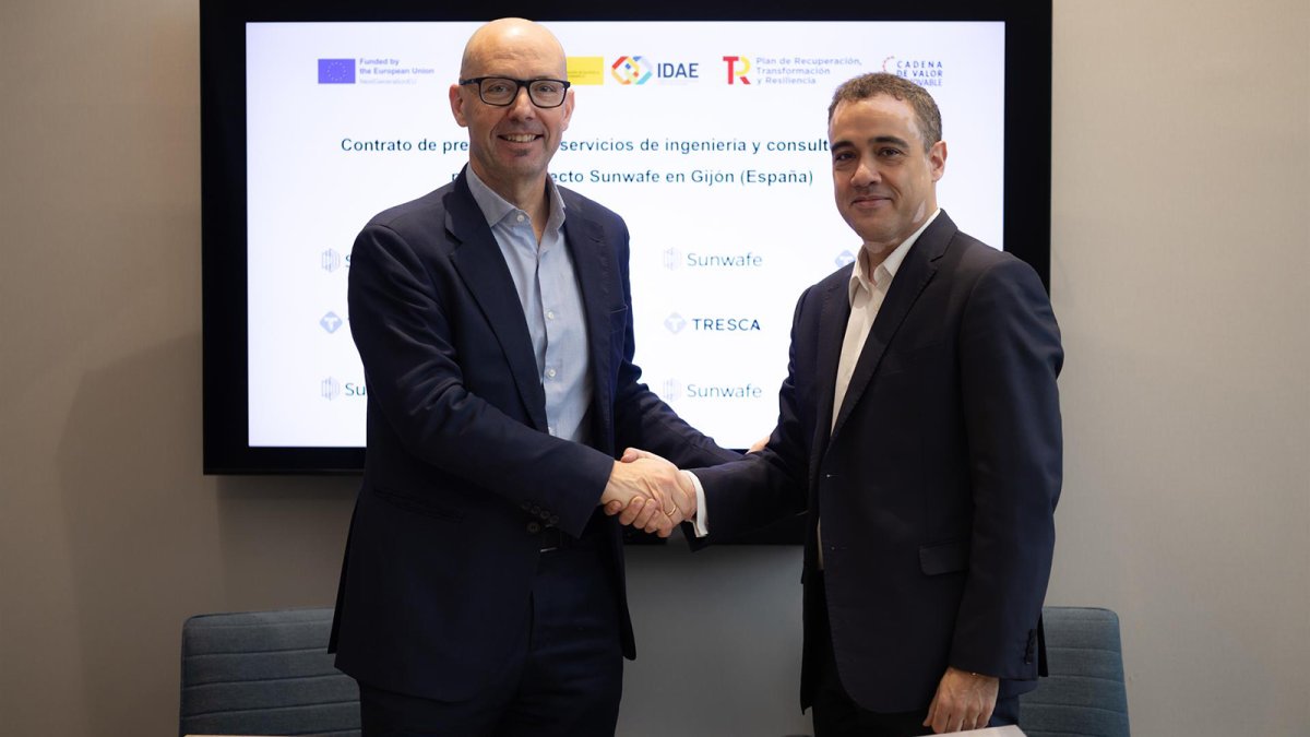Sunwafe adjudica a Tresca el contrato de ingeniería integral para el desarrollo de su planta en la Zalia (Gijón)
