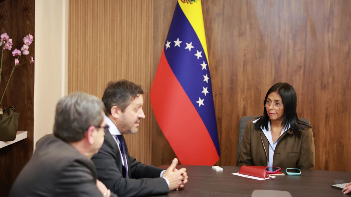 Delcy Rodríguez se reúne con Repsol tras la aprobación de la ley de hidrocarburos en Venezuela
