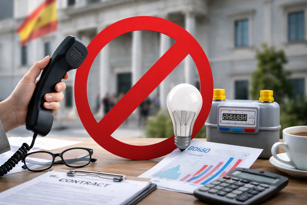 El Gobierno aprueba este martes el decreto que prohíbe la contratación de la luz y el gas por vía telefónica