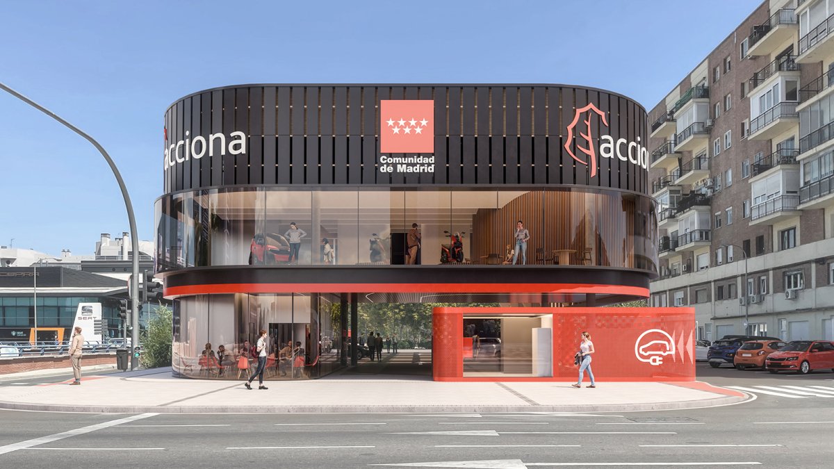 La Comunidad de Madrid pone en marcha la mayor electrolinera de uso público situada dentro de la M-30 con energía 100% renovable.