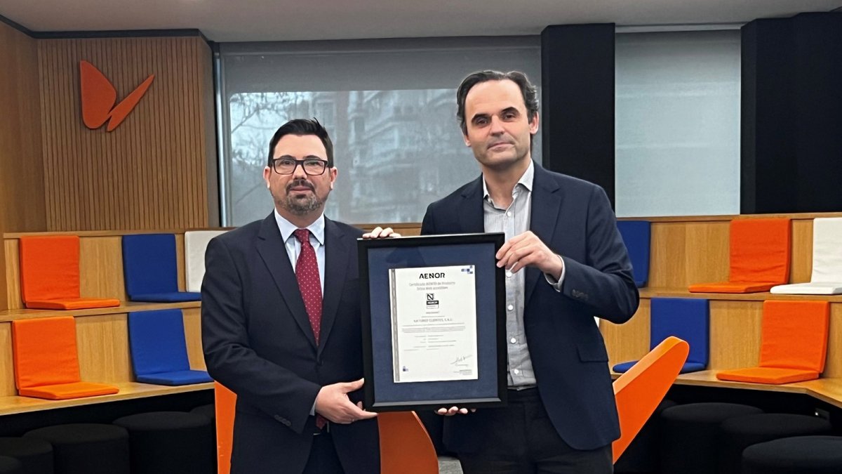 Naturgy obtiene el reconocimiento de Aenor por su compromiso digital con la accesibilidad