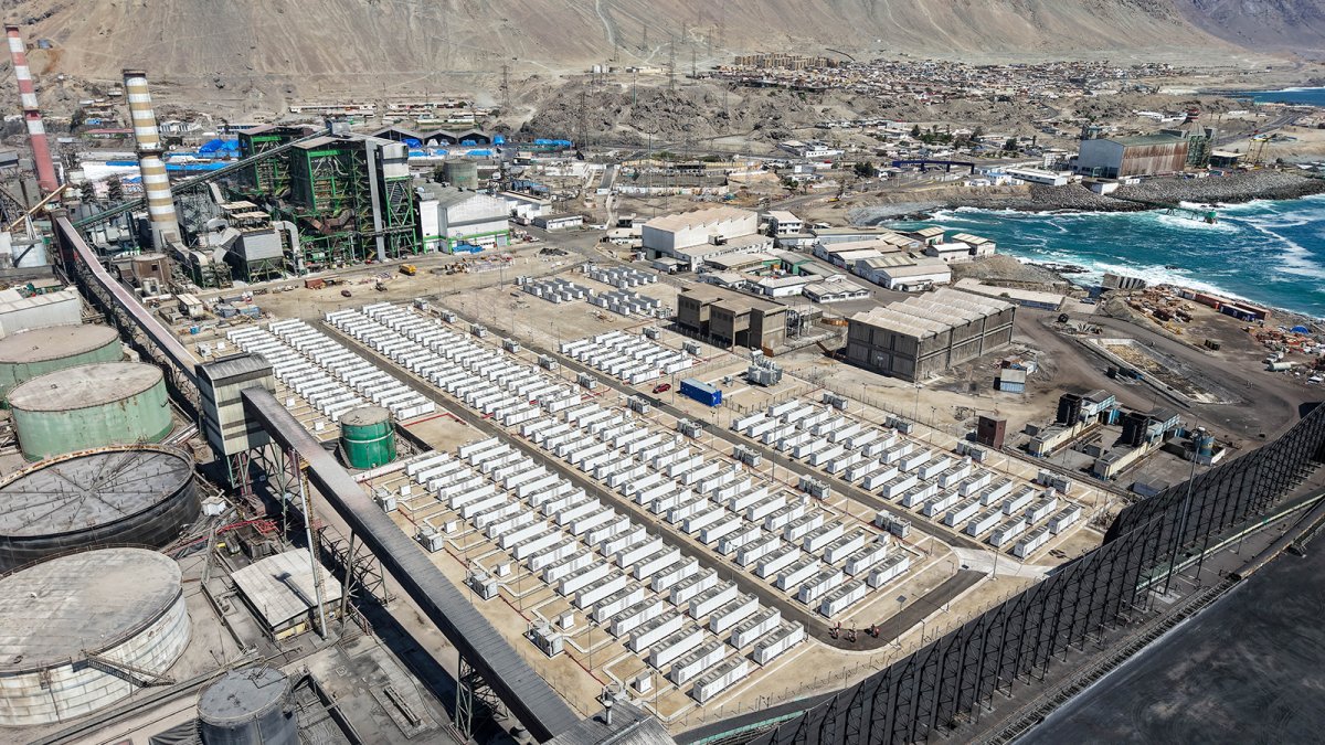 Engie pone en operación una batería de 660 MWh en un antiguo complejo térmico en Chile