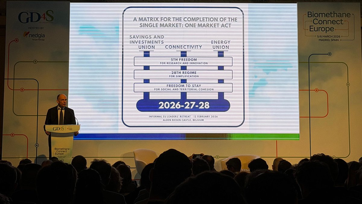 Letta advierte que la fragmentación debilita la competitividad europea y reclama avanzar hacia “un solo mercado”