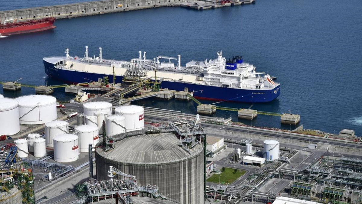 EEUU y Argelia se consolidan como principales proveedores de gas a España en febrero