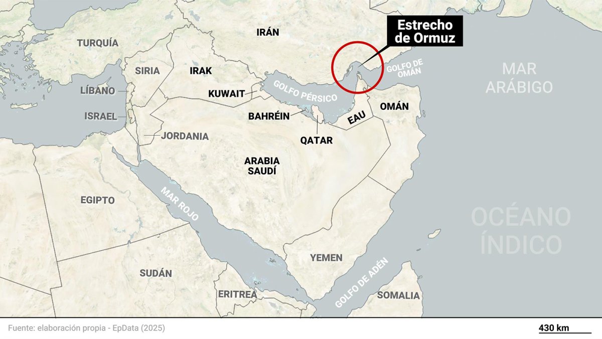 El retorno del tráfico por el Estrecho de Ormuz, en el aire