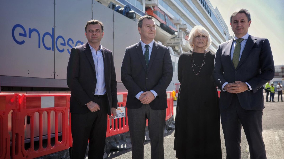Endesa y el Puerto de Cádiz inauguran el primer sistema de suministro eléctrico para cruceros de España