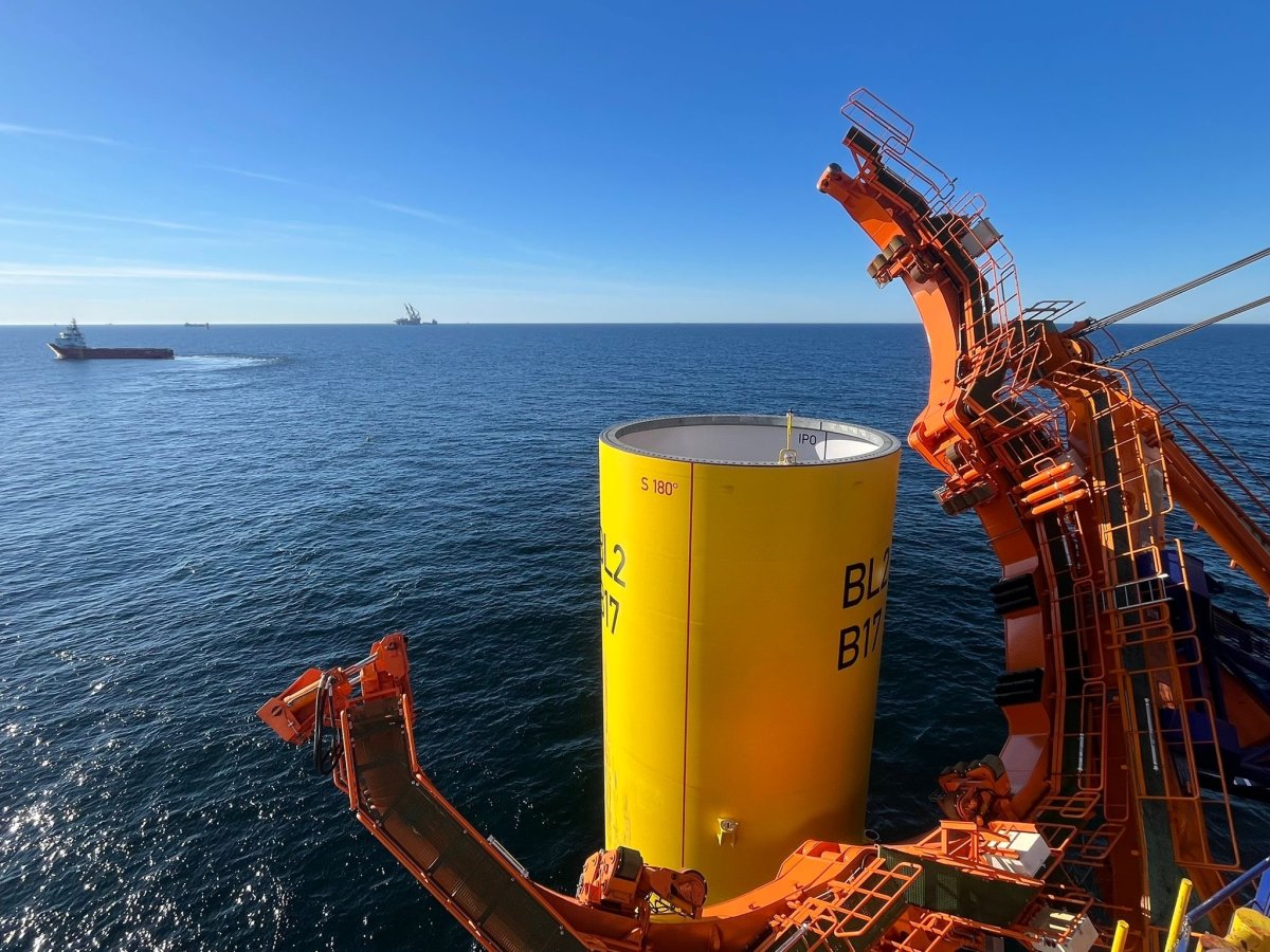 Ørsted y PGE inician la instalación del proyecto eólico marino Baltica 2