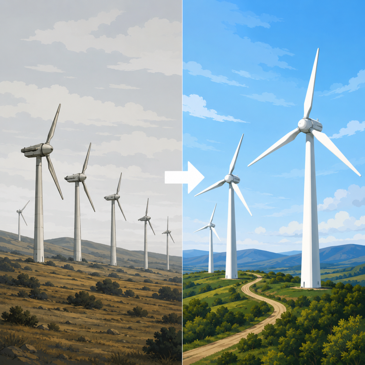 La repotenciación eólica despega: más energía, más industria y más seguridad