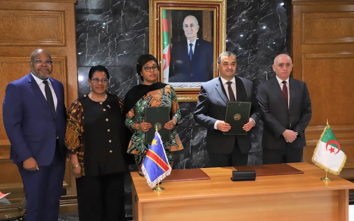 Argelia y la RDC firman un acuerdo para la exploración y producción de petróleo y gas