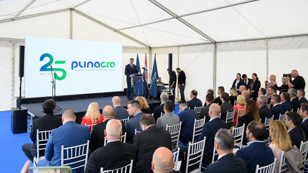 Croacia cuadruplica su capacidad de suministrar gas natural a Eslovenia con el nuevo gasoducto
