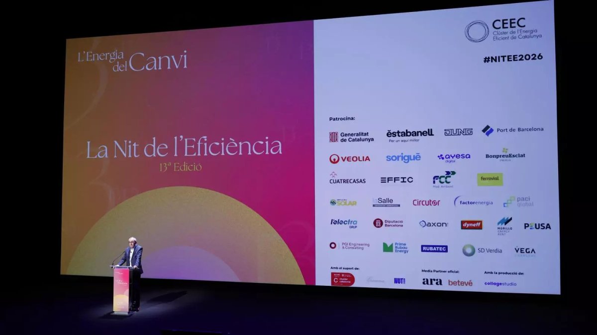 El Periódico de la Energía, Premio Comunicación 2026 en la 13ª Noche de la Eficiencia del Clúster de la Energía Eficiente de Cataluña