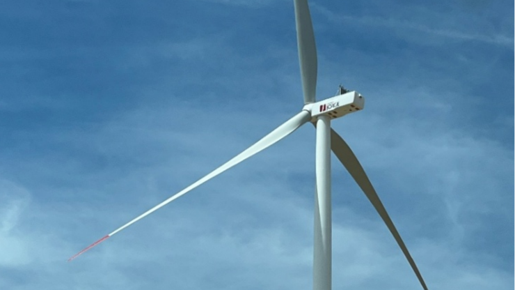 El fabricante chino Sany instala en España su primer aerogenerador en Europa