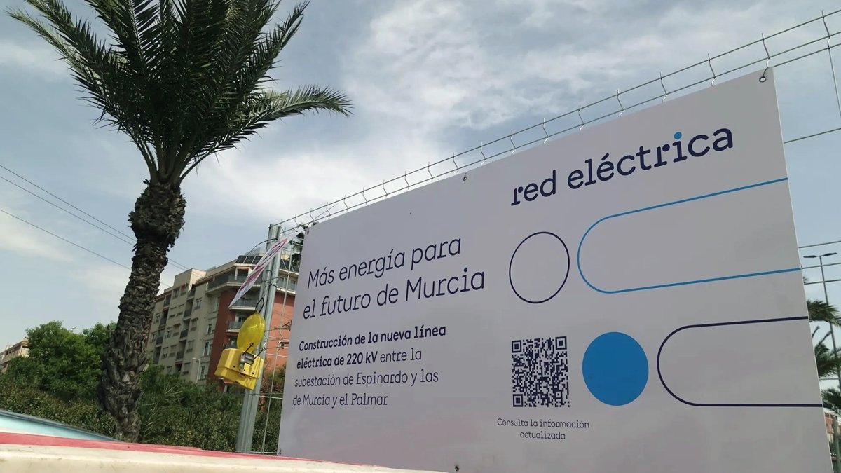 Red Eléctrica invierte 55,3 millones en la nueva línea de Espinardo (Murcia)