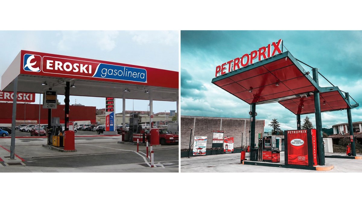 Eroski acuerda la venta de sus 40 gasolineras a Petroprix