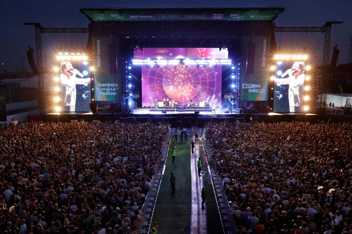 Más de 35.000 personas celebran en Madrid el 125 aniversario de Iberdrola, con Lenny Kravitz o Ana Mena
